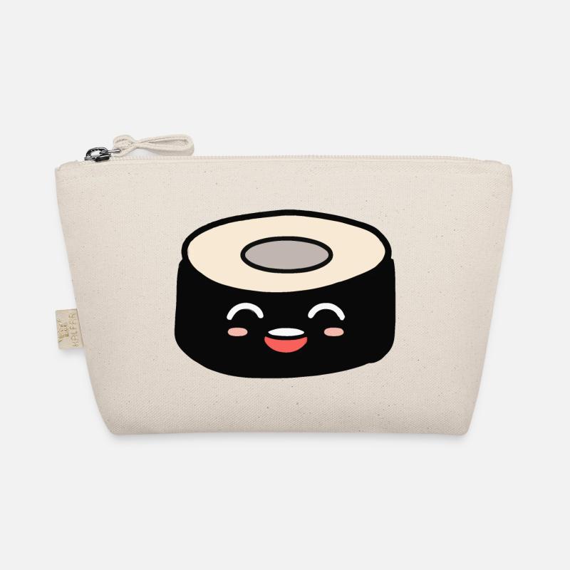 Sushi with a cute face Organic Pouch
