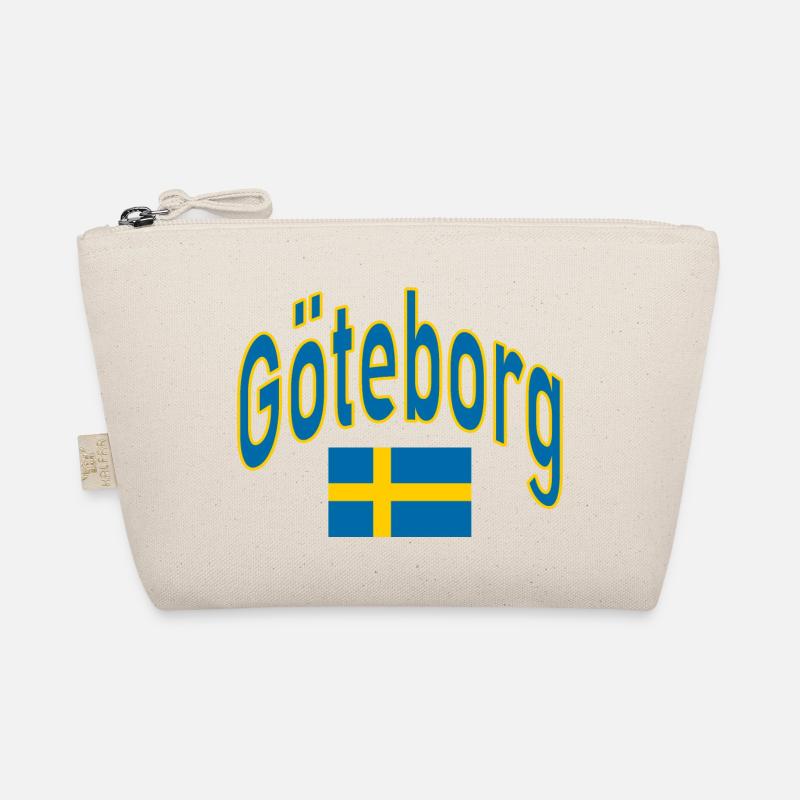 Göteborg schweden flagge - Bio-Täschchen - Natur
