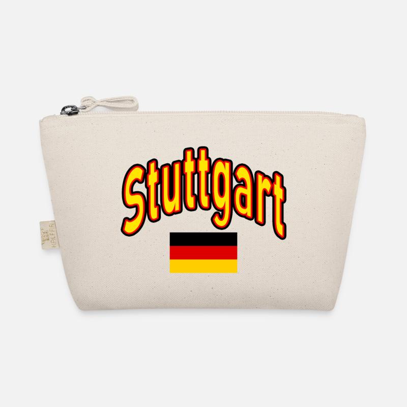 Stuttgart deutschland flagge Bio-Täschchen