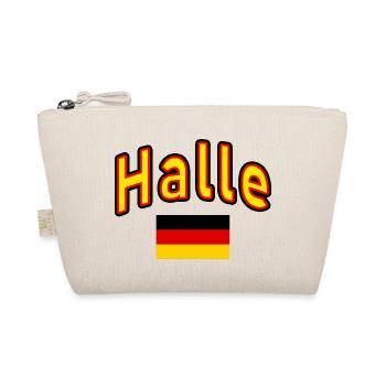 Halle deutschland flagge - Bio-Täschchen - Natur - Vorne