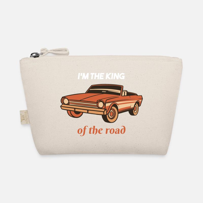 Je suis le roi de la route Rétro Car Lover Present Trousse biologique