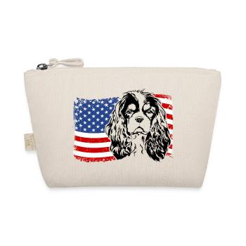 Cavalier King Charles Spaniel America Flag Dogs - Trousse biologique - nature - Devant