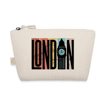London Skyline Bold Blocks - Bio-Täschchen - Natur - Vorne