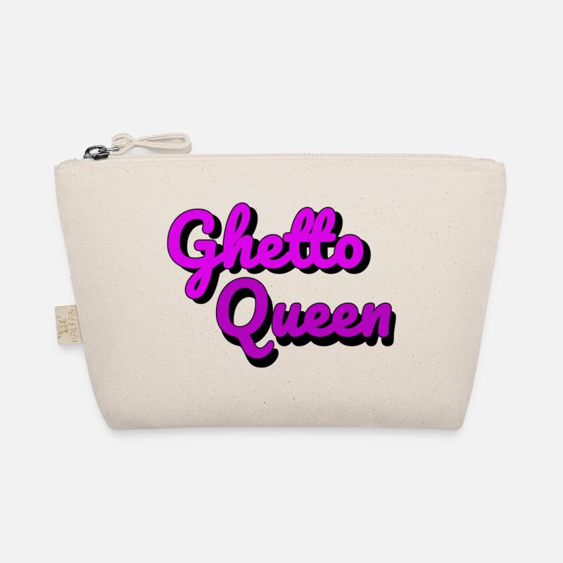 Ghetto Queen - Bio-Täschchen - Natur