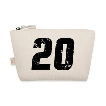 Cool Number 20 - 20 Years Old 20th Birthday Gift - Organic Pouch - nature - Front