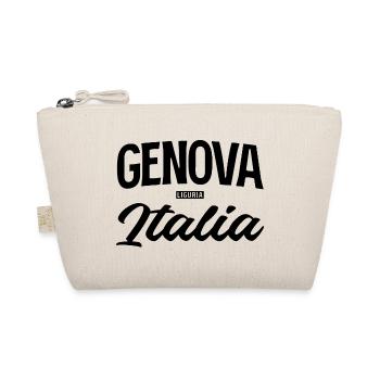 Conception de la Ligurie de Genova avec lettrage italien - Trousse biologique - nature - Devant