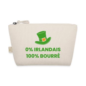 cadeau homme trèfle irlande pour la saint patrick - Trousse biologique - nature - Devant