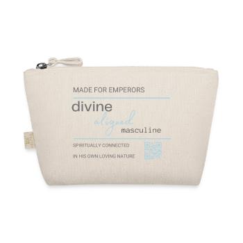Divine aligned masculine - Bio-Täschchen - Natur - Vorne