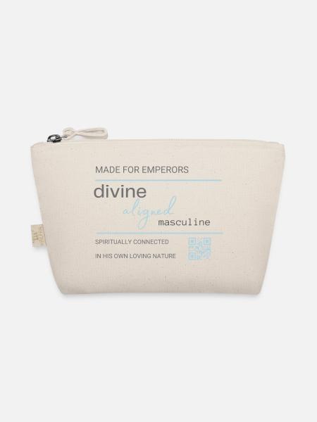 Divine aligned masculine - Bio-Täschchen - Natur