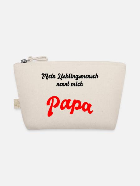 Mein Lieblingsmensch nennt mich Papa - Bio-Täschchen - Natur