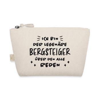 Bergsteiger Wandern Lustiger Spruch Berge Geschenk - Bio-Täschchen - Natur - Vorne
