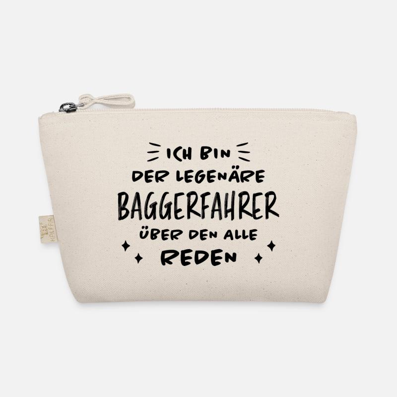Baggerfahrer Lustiger Spruch Beruf Bagger Geschenk Bio-Täschchen