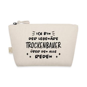 Trockenbauer Lustiger Spruch Handwerker Geschenk - Bio-Täschchen - Natur - Vorne