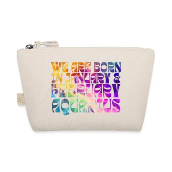 We born in January AQUARIUS | COLOR | ZODIAC - Trousse biologique - nature - Devant