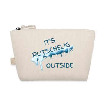 Winter - Rutschig / Glatt - Bio-Täschchen - Natur - Vorne