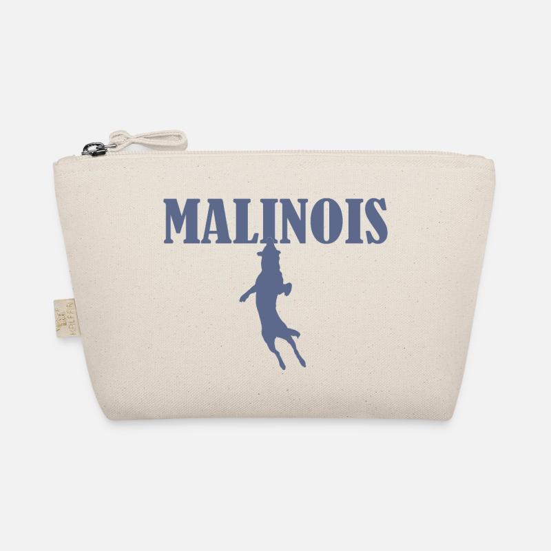 Belgian Shepherd navy blue Organic Pouch