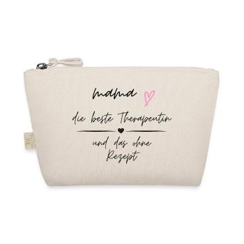 Mom, the best therapist and without a prescription - Organic Pouch - nature - Front