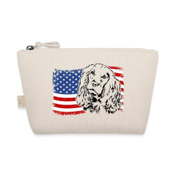 Cocker Spaniel America Flag Dogs Wilsigns - Trousse biologique - nature - Devant