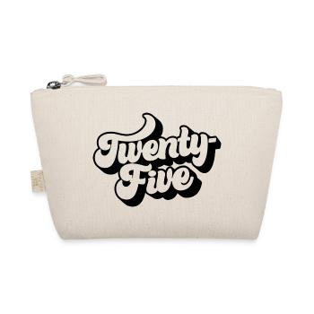Twenty-Five 25th Birthday Men Women 25 Years Old - Organic Pouch - nature - Front