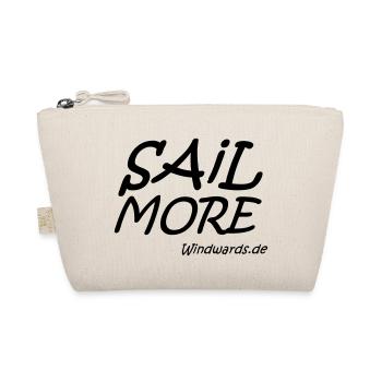sail more work less motiv - Bio-Täschchen - Natur - Vorne