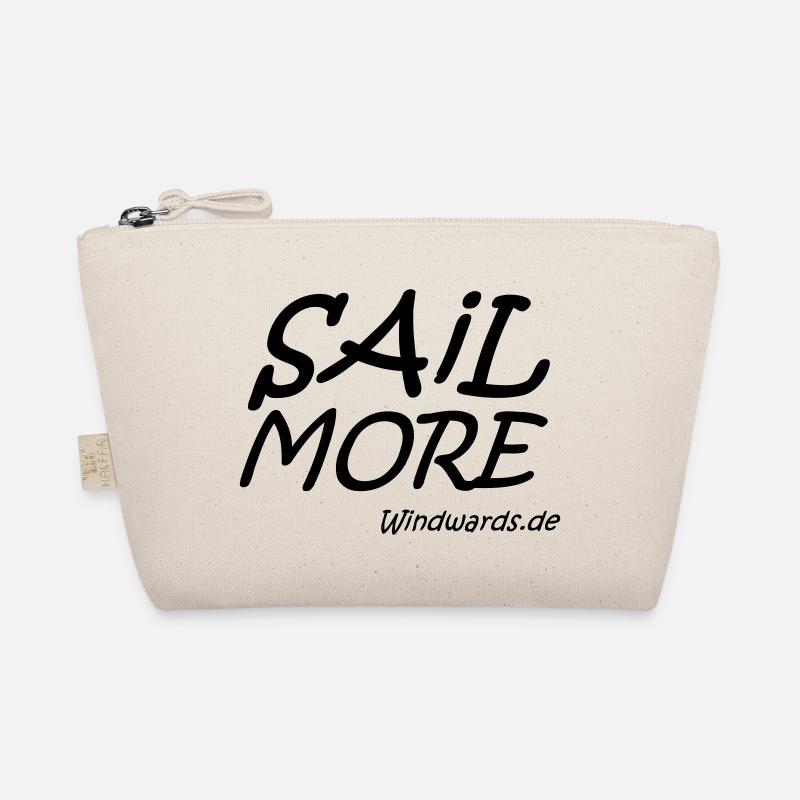 sail more work less motiv - Bio-Täschchen - Natur
