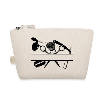 Hairdressers attributes text banner - Organic Pouch - nature - Front
