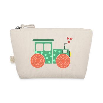 Motor Vehicle Arable Farming Heart Tractor Organic Farmer Field - Organic Pouch - nature - Front