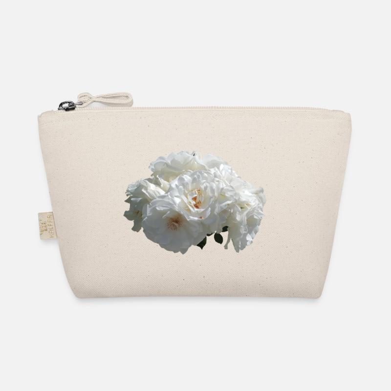 White rose bush Organic Pouch