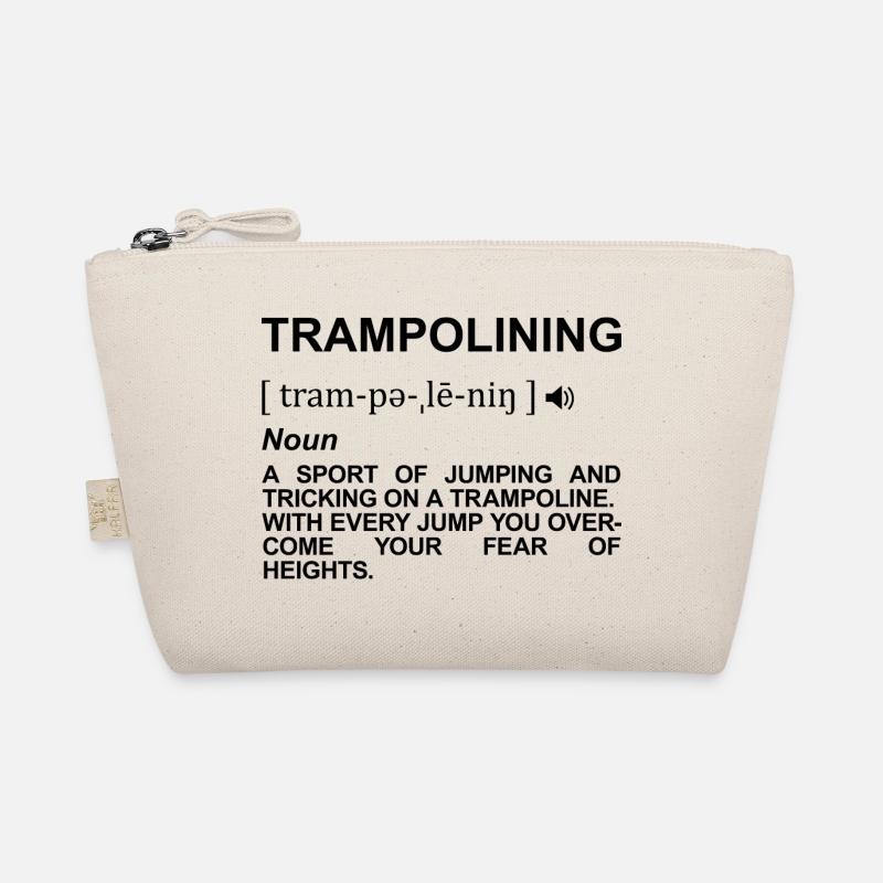 Dictionary Trampoline Jumping Organic Pouch
