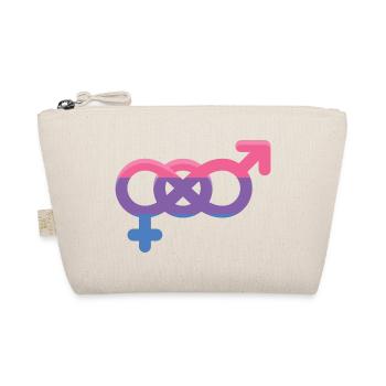 Mois de la fierté LGBTQ - Signe bisexuel - Trousse biologique - nature - Devant
