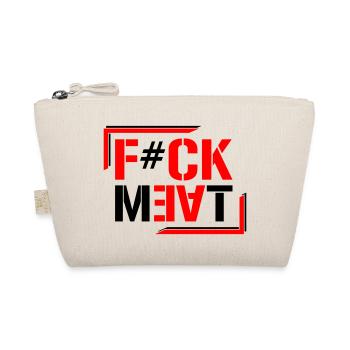 F#CK MEAT - Bio-Täschchen - Natur - Vorne