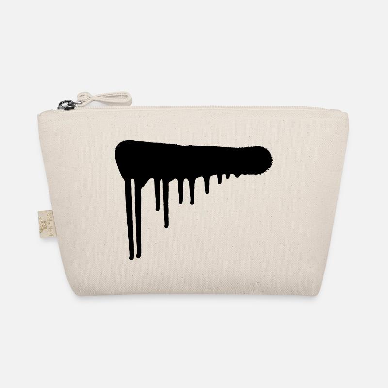 Drops and spray paint | Urban Art | Graffiti - Organic Pouch - nature