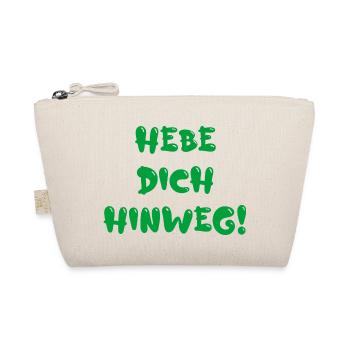 hebe Dich hinweg - Bio-Täschchen - Natur - Vorne