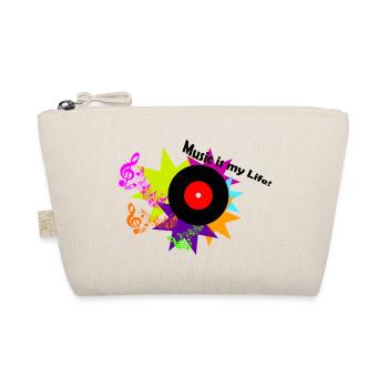Music is my Life! - Organic Pouch - nature - Front