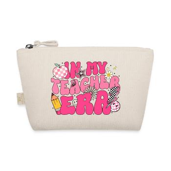 In My Teacher Era First Day Of School - Organic Pouch - nature - Front