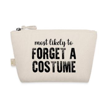 Most Likely To Forget A Costume Funny Halloween - Organic Pouch - nature - Front