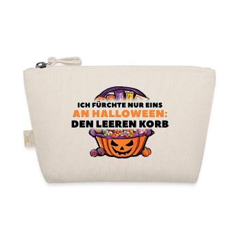 Halloween Print für einen vollen Korb - Bio-Täschchen - Natur - Vorne