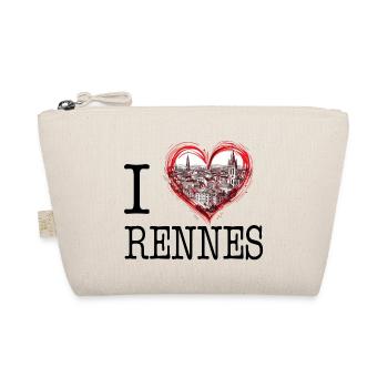 Ich liebe Rennes - Bio-Täschchen - Natur - Vorne