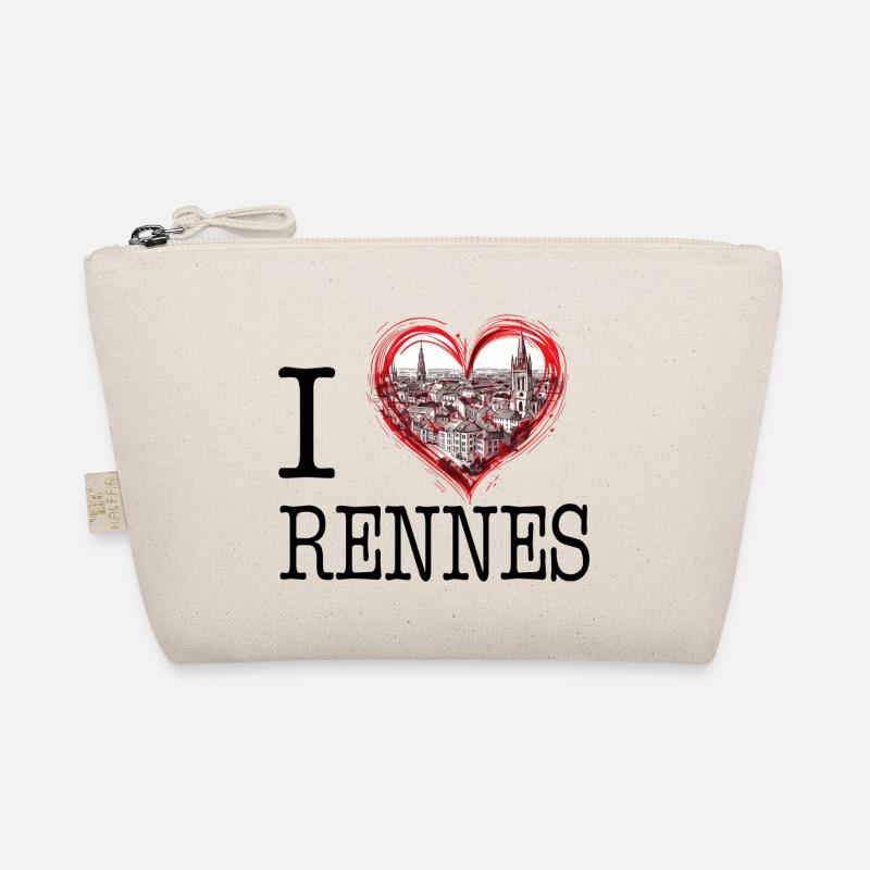Ich liebe Rennes Bio-Täschchen