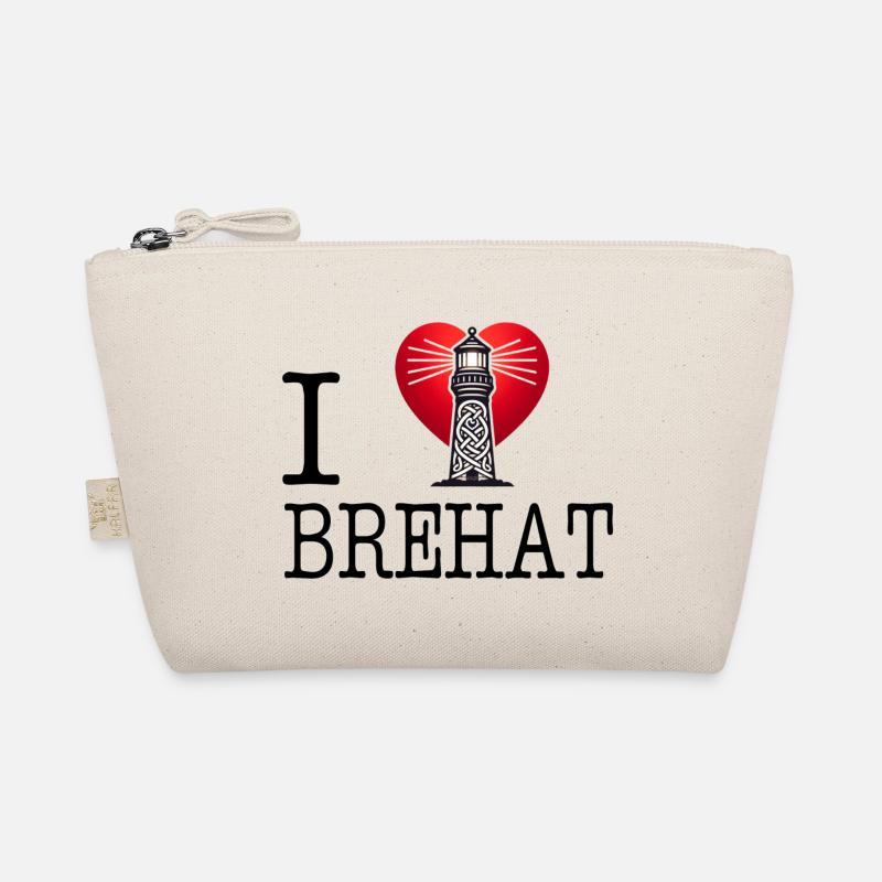 Ich liebe Ile de Brehat Bio-Täschchen