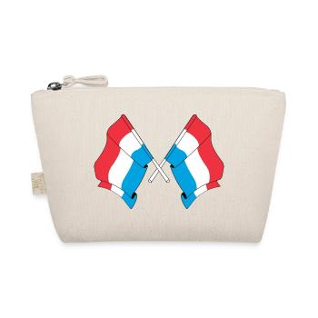 Two flags of Luxembourg - Organic Pouch - nature - Front