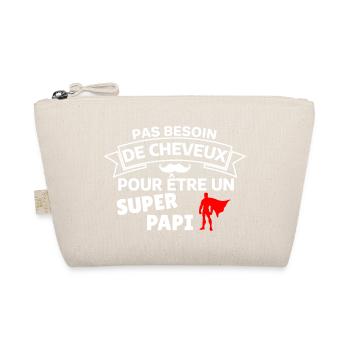 Humour capillaire super héros paternité - Trousse biologique - nature - Devant