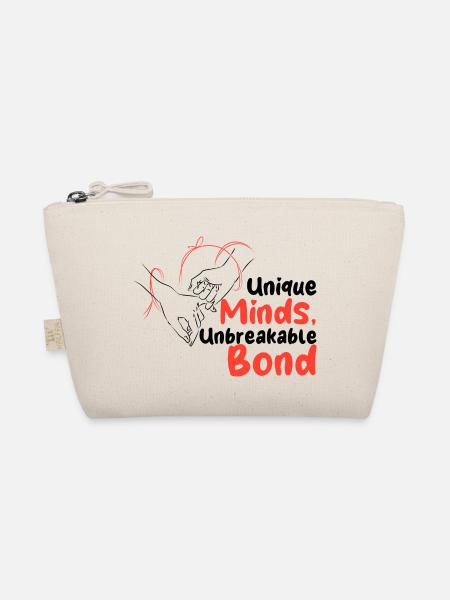 Neurodiverse Marriage Tourettes Bipolar Depression - Organic Pouch - nature - Front