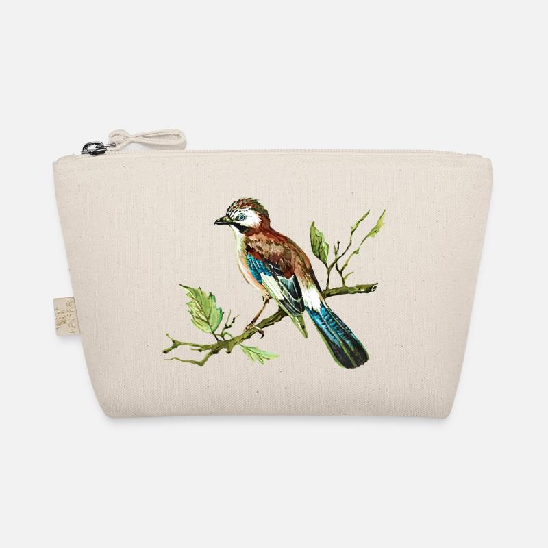 Bunter Vogel Bio-Täschchen