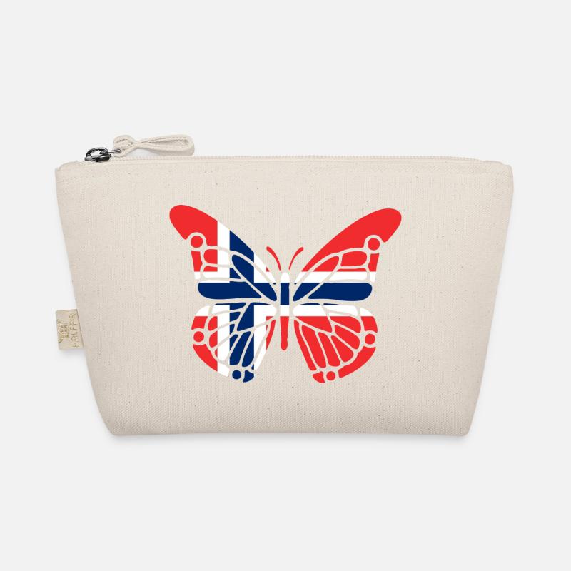 Papillon avec drapeau de la Norvège Trousse biologique