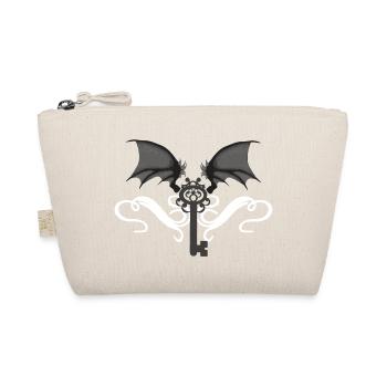 schlüssel, dämonenflügel, goth, Fantasy Outfits - Bio-Täschchen - Natur - Vorne