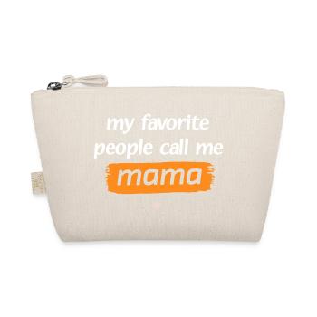 Casual Mama Quote T-Shirt Design - Organic Pouch - nature - Front