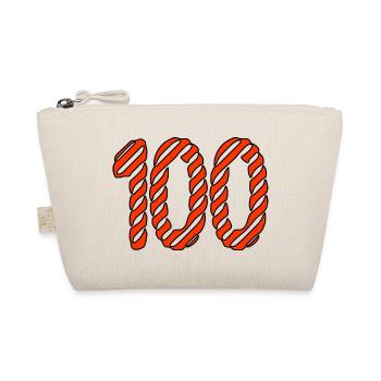 100. 100 JAHRE. 100-JÄHRIGES JUBILÄUM. 100. GEBURTSTAG - Bio-Täschchen - Natur - Vorne