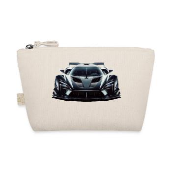 Futuristic extreme powerful Race Car - Organic Pouch - nature - Front
