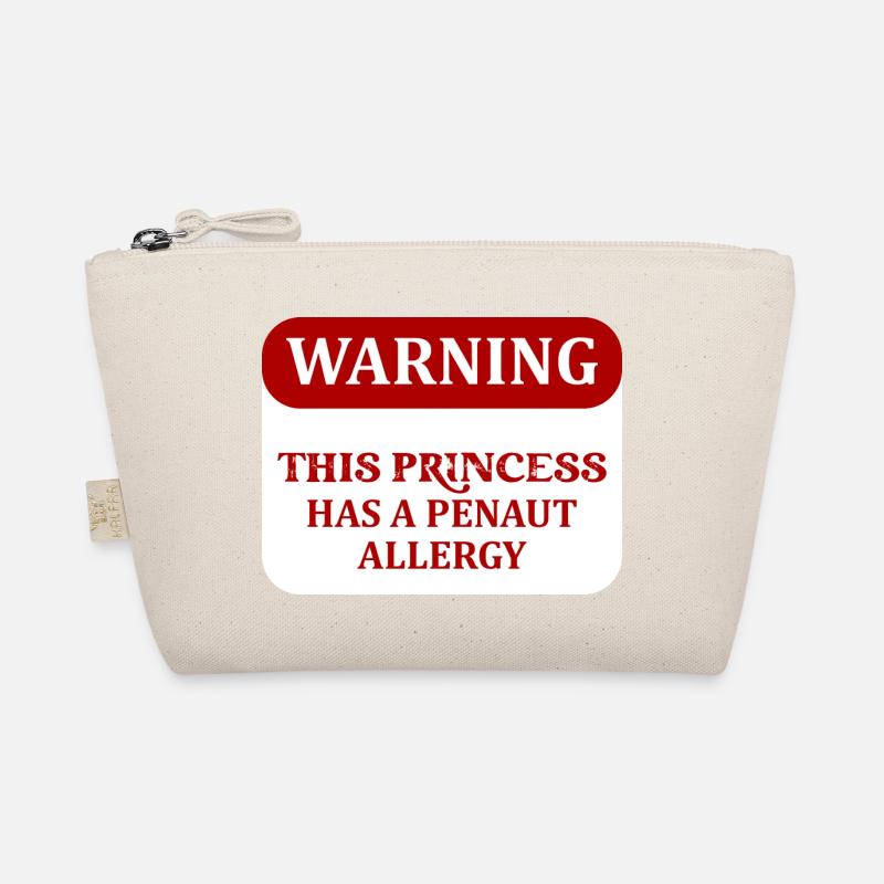 Warning This Princess Has A Penaut Allergy Awarene Bio-Täschchen